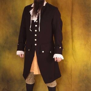 Men’s 18th Century Style Pirate/Colonial Frock Coat